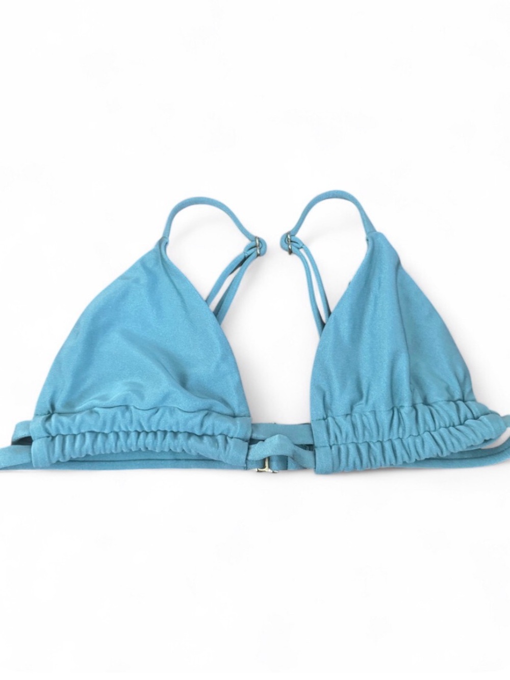 Montce Sky Blue Triangle Bikini Top